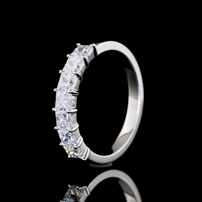 2ctw Prong Princess Seven Stone Band