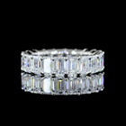 5ctw Emerald Prong Diamond Eternity Band