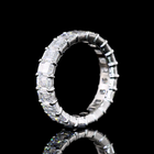 5ctw Emerald Prong Diamond Eternity Band