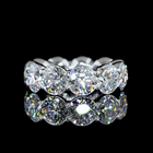 11ctw Round Half Bezel Diamond Eternity Band