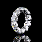 11ctw Round Half Bezel Diamond Eternity Band