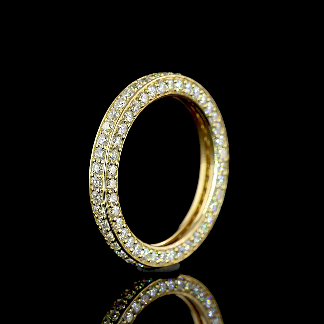 1-1/4ctw Prong Round Special Band