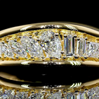 1/2ctw Prong Inclined Pear, Marquise & Princess Special Band