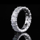7ctw Emerald Prong Diamond Eternity Band