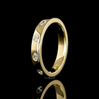 1/4ctw Flush East West Oval Eternity Band
