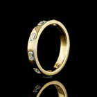 1/2ctw Flush East West Emerald Eternity Band