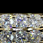 1ctw Prong East West Cushion Seven Stone Band