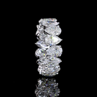 6ctw Pear Prong Diamond Eternity Band