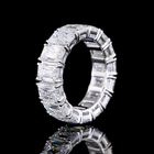 9ctw Radiant Prong Diamond Eternity Band