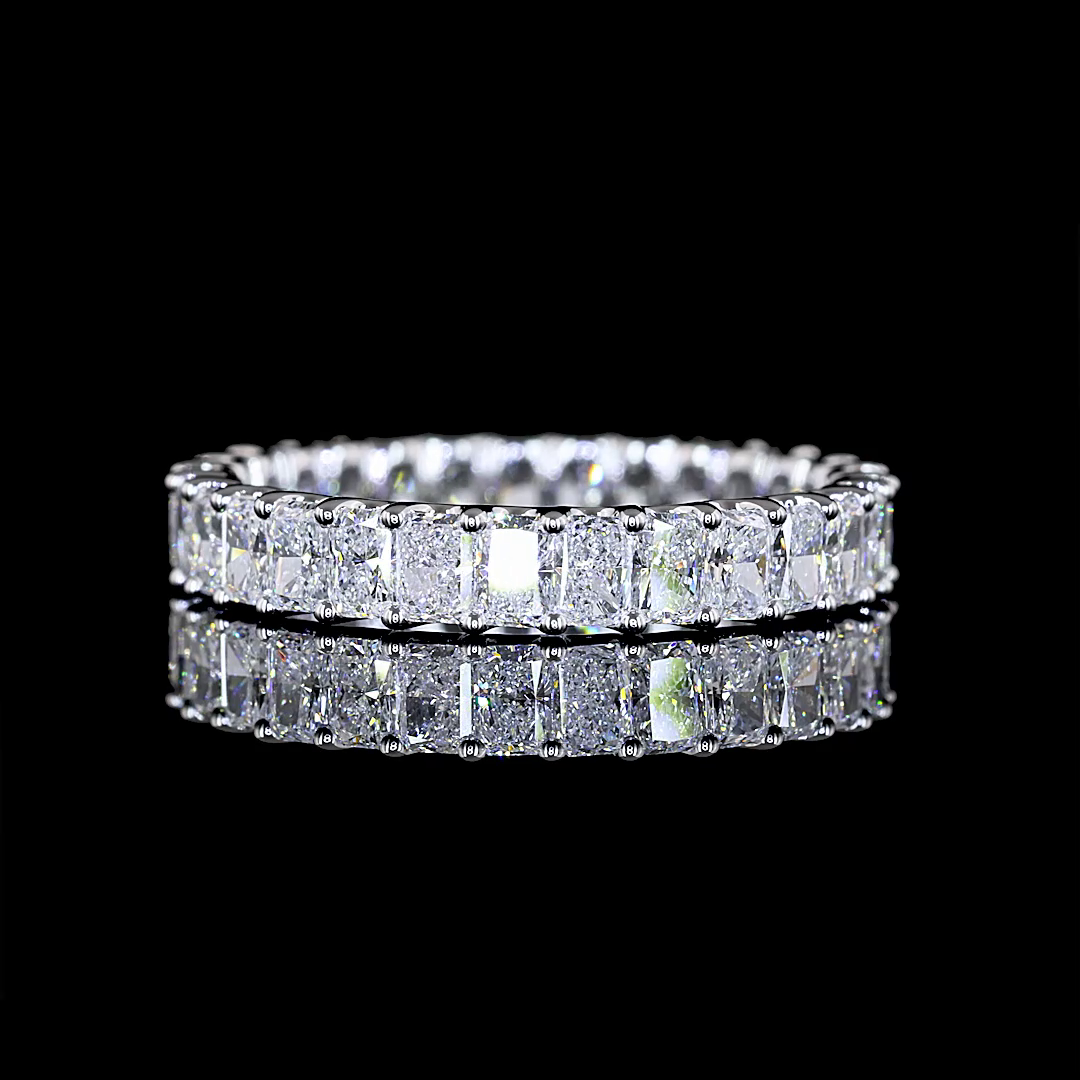 2ctw U Prong Radiant Eternity Band