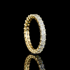2ctw Prong Asscher Eternity Band
