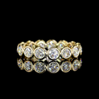 2ctw Bezel Round Eternity Band
