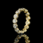 2ctw Bezel Round Eternity Band