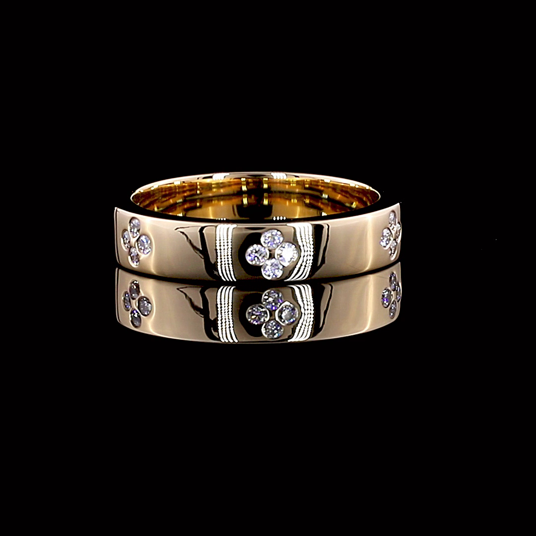 1/4ctw Round Flush Diamond Eternity Band