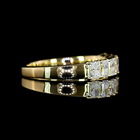 1ctw Prong Radiant Seven Stone Band