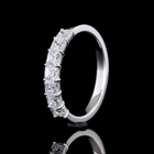 1ctw Prong Asscher Seven Stone Band