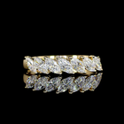 1ctw Prong Inclined Marquise Seven Stone Band