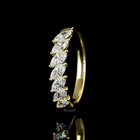 1ctw Prong Inclined Marquise Seven Stone Band
