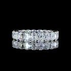 3-1/2ctw Antique Cushion Prong Diamond Eternity Band