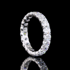 3-1/2ctw Antique Cushion Prong Diamond Eternity Band