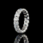 6ctw Antique Cushion Prong Diamond Eternity Band