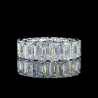 11ctw Emerald Prong Diamond Eternity Band