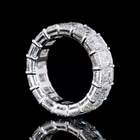 11ctw Emerald Prong Diamond Eternity Band