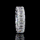 11ctw Emerald Prong Diamond Eternity Band