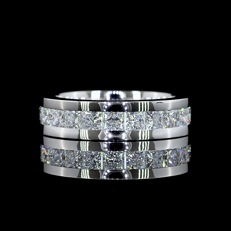 4ctw Princess Channel Diamond Eternity Band