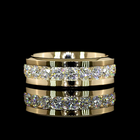 3ctw Round Channel Diamond Eternity Band