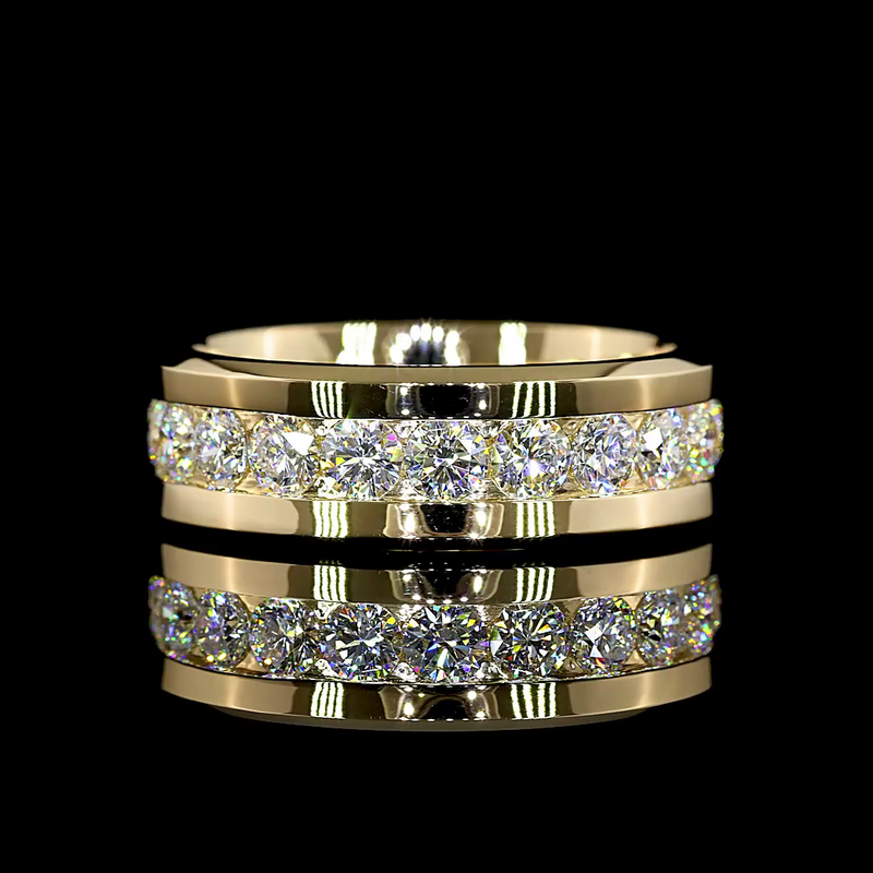 3ctw Round Channel Diamond Eternity Band