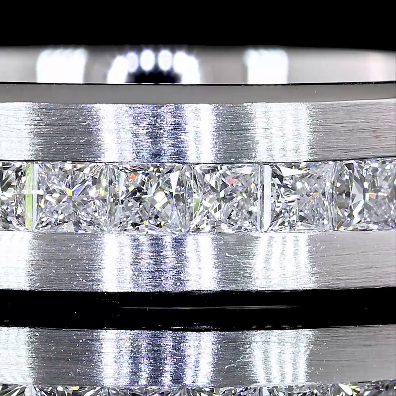 2ctw Princess Channel Diamond Eternity Band