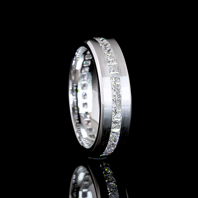 2ctw Princess Channel Diamond Eternity Band