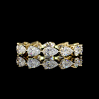 1-3/4ctw Prong East West Pear Eternity Band