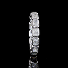3-3/4ctw Bezel East West Radiant Eternity Band