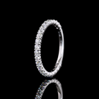 3/4ctw Prong Round 3/4 Eternity Band