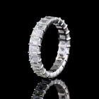4ctw Emerald Prong Diamond Eternity Band