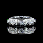 1-1/2ctw Mixed Shape East West Flush Diamond Eternity Band