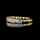 1ctw Prong Emerald 3/4 Eternity Band