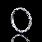 3/4ctw Prong Round 3/4 Eternity Band