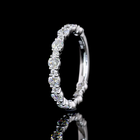 3/4ctw Prong Round 3/4 Eternity Band