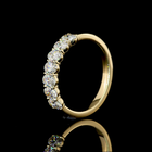 1ctw Prong Oval Seven Stone Band