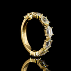 2-1/2ctw Prong East West Step Marquise Seven Stone Band