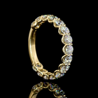 2ctw U Prong Round 3/4 Eternity Band
