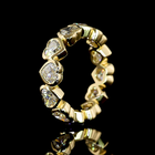 4ctw Heart Bezel Diamond Eternity Band