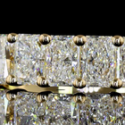 2ctw Prong Radiant Five Stone Band