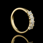 2ctw Prong Radiant Five Stone Band