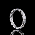 1-1/4ctw Bezel East West Emerald Eternity Band