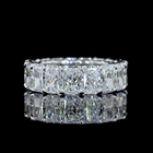 9ctw Radiant Prong Diamond Eternity Band