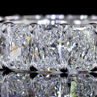 9ctw Radiant Prong Diamond Eternity Band